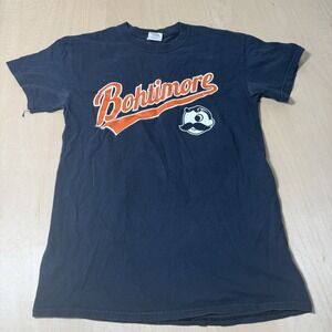 BOH-TIMORE TEE Shirt Mens Sz S Small Baltimore Orioles‎ Merchandise